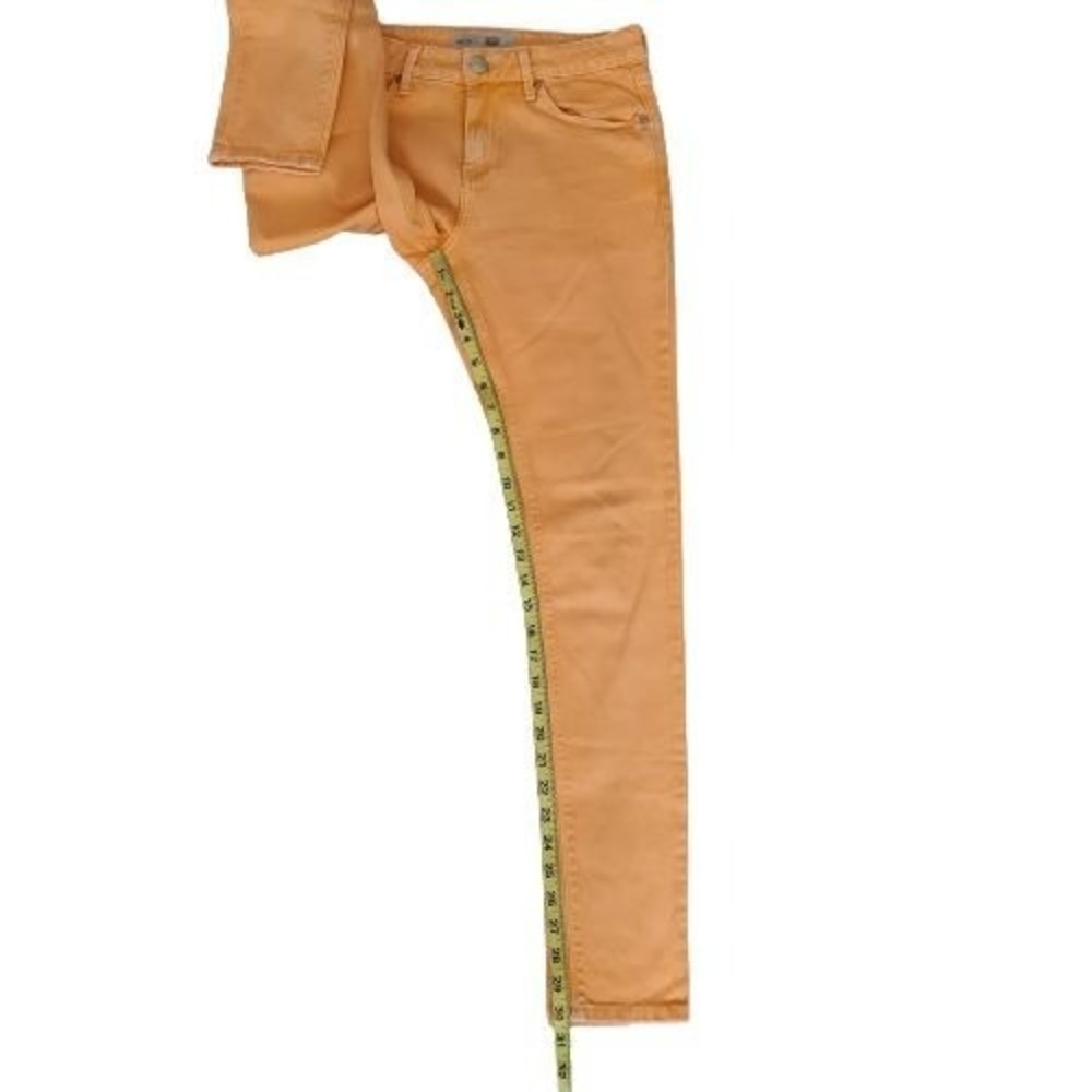 Topshop Moto Women's Jamie Skinny Jeans Light Orange Size W28 L32 - Picture 10 of 12